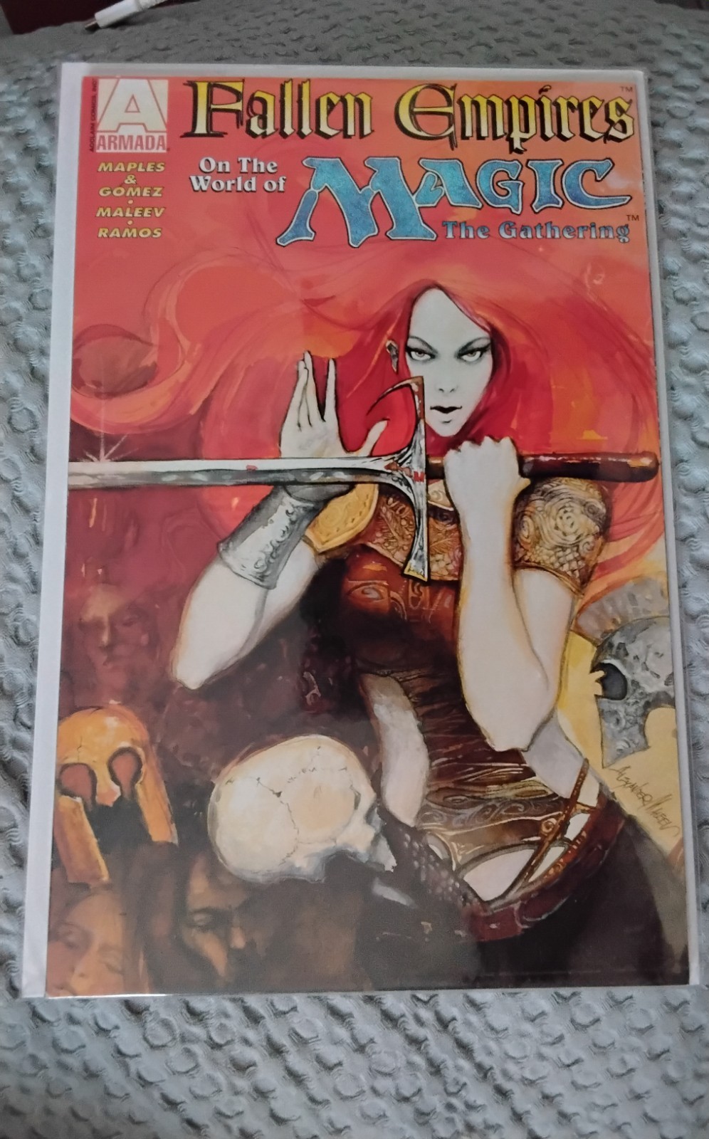 mtg Magic The Gathering Fallen Empires TPB Acclaim Armada Comic Maleev 1996