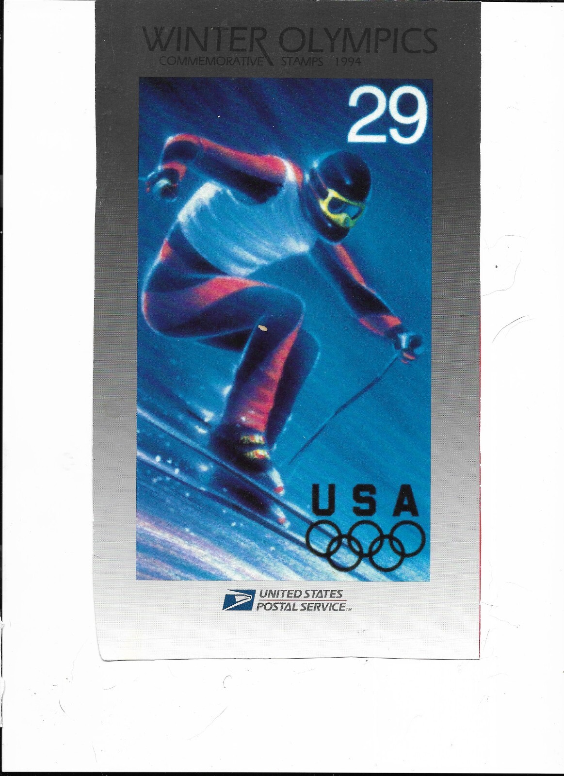 2002 Olympic autographed envelope set