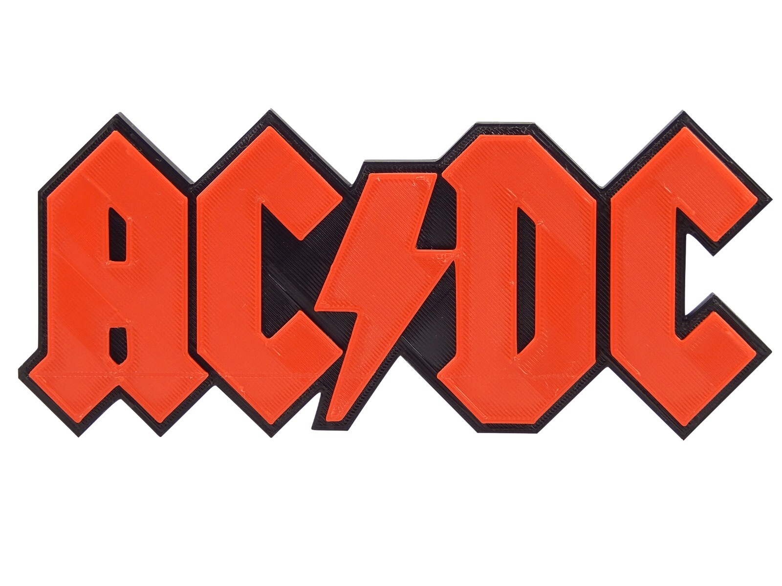 AC/DC Rock Band Logo Sign Display  3D Wall Desk Shelf Art Fan Gift 7\