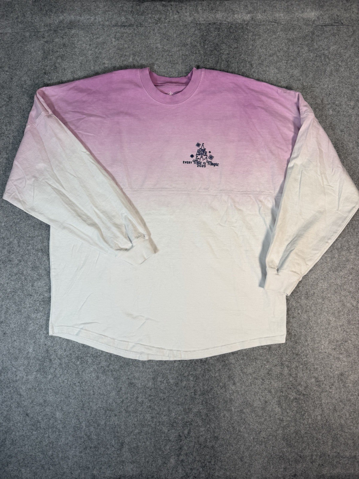 Disney runDisney Spirit Jersey 2020 Every Mile Is Magic Pink Ombre Medium