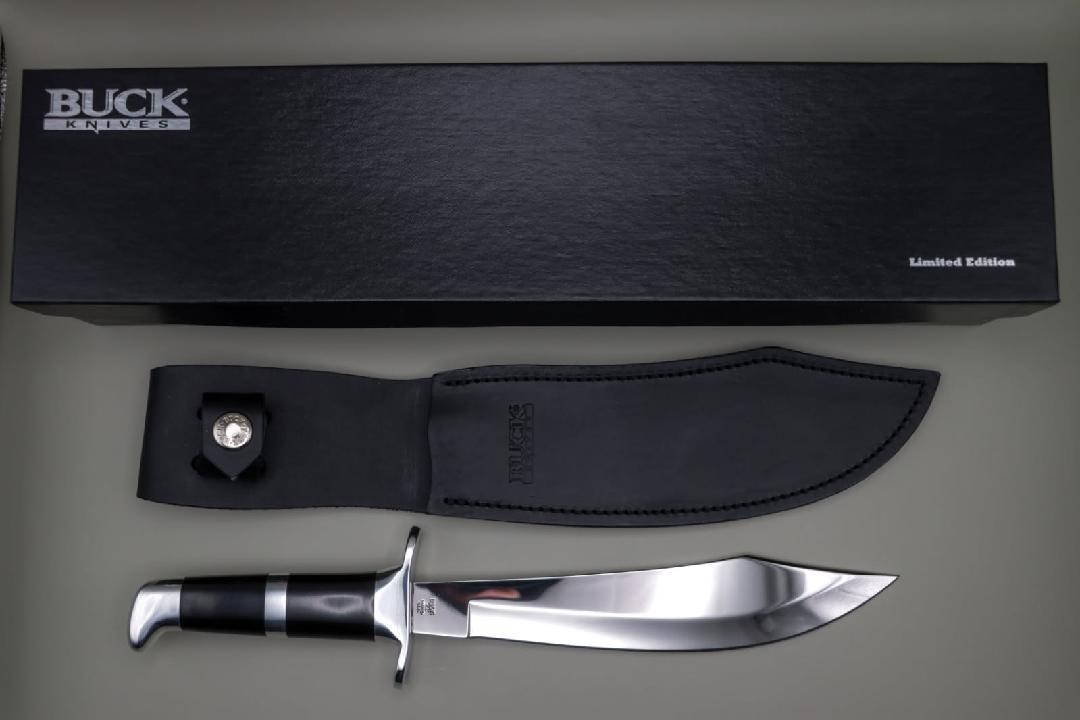 New 2002 Buck 901 Scimitar Bowie Custom Shop Limited Edition 93 of 100-B901-MT-0