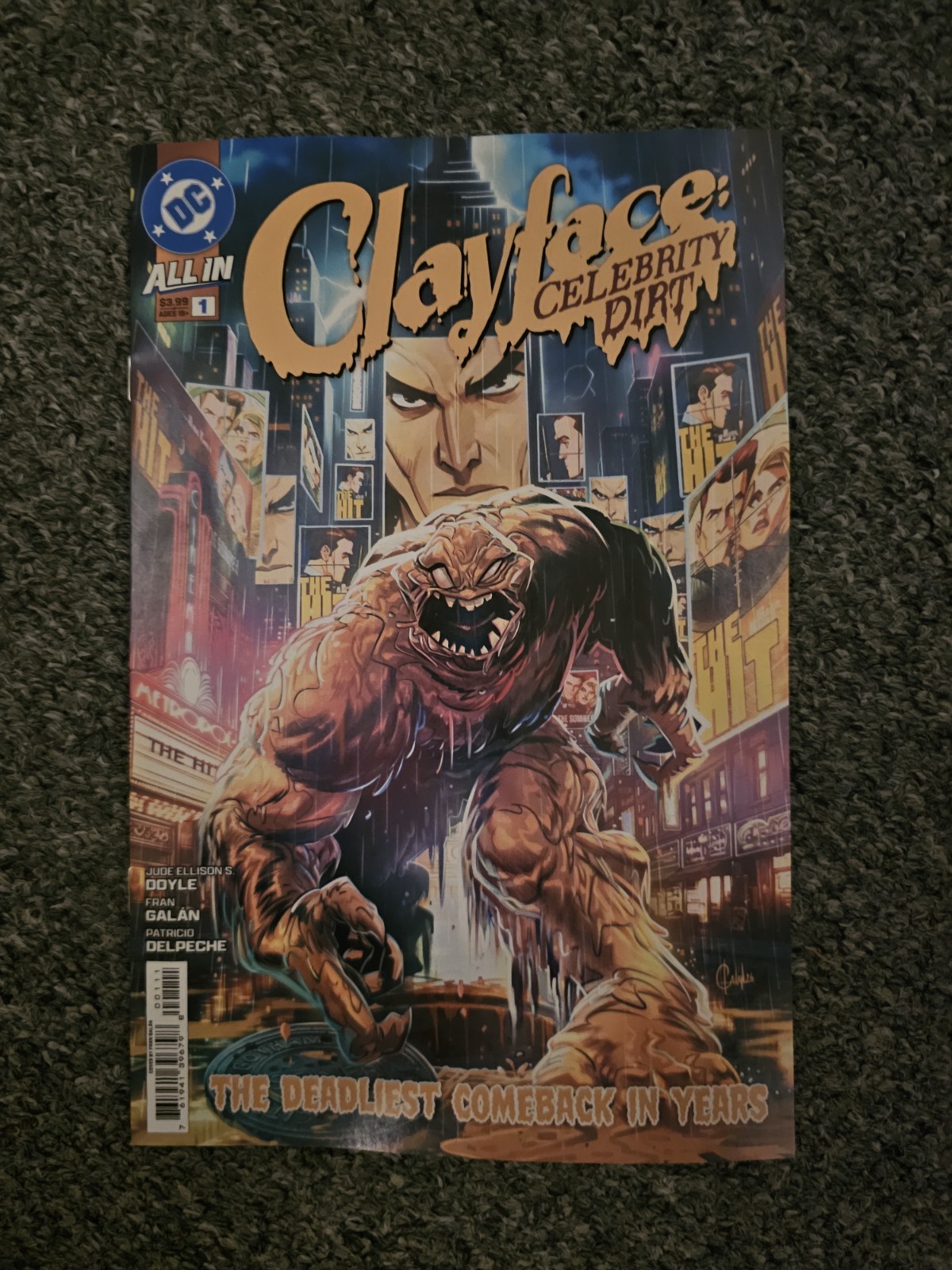 Clayface Celebrity Dirt #1 (Of 6) Cover A Fran Galan NM