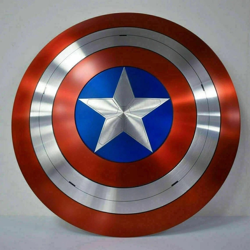 Captain America Shield Prop Handmade Replica First Avenger Shield Metal Shield