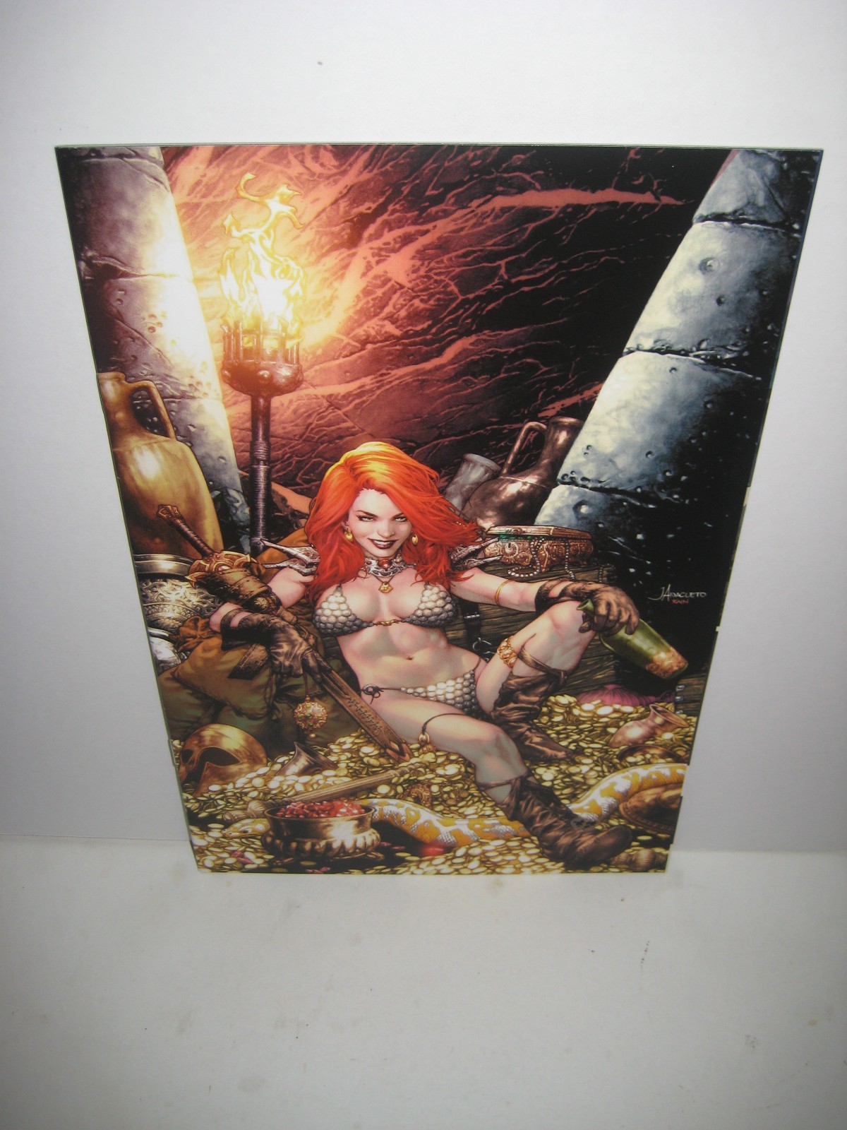 IMMORTAL RED SONJA #2 JAY ANACLETO VIRGIN UNKNOWN EXCLUSIVE NM 2022 DYNAMITE