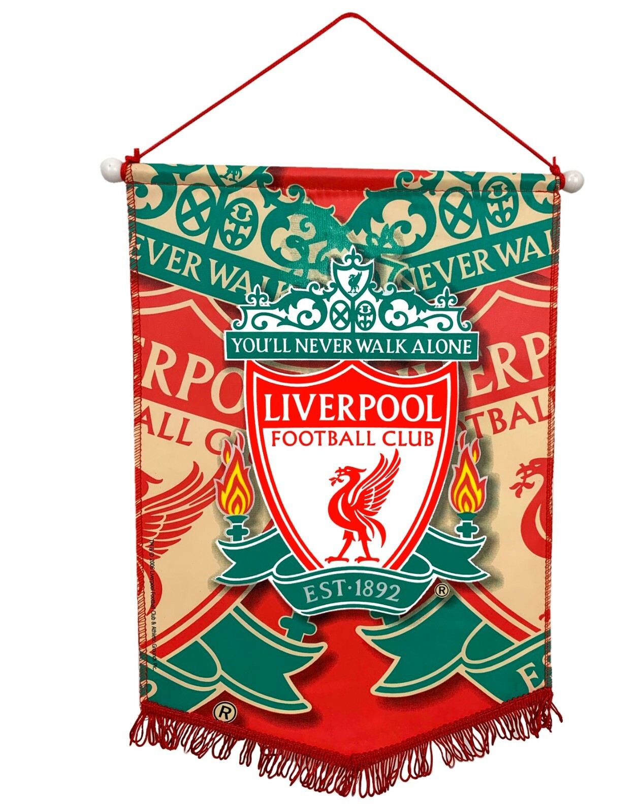 Official Licensed Liverpool FC Pennant - You'll Never Walk Alone