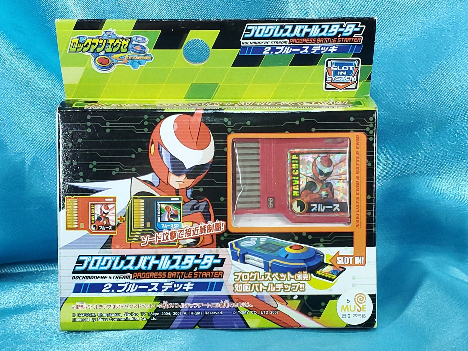 Muse Rockman Exe Megaman Progress Battle Starter Protoman Blues Navi Data Chip