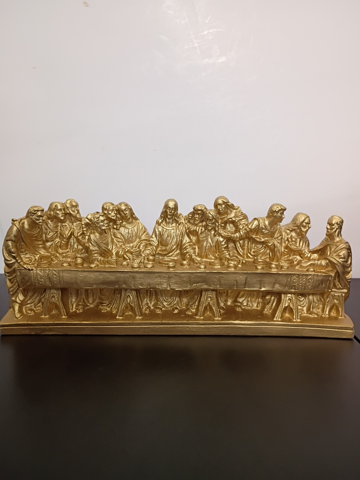 🔥Last Supper Jesus Disciples, Resin Molded w/ Excellent Detail - Heavy 🔥