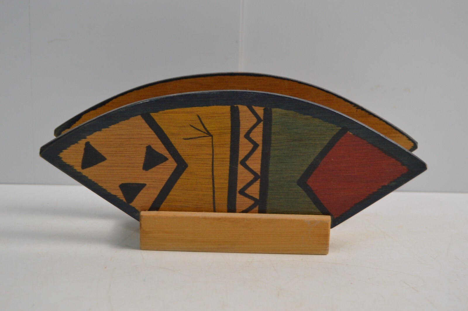 Kakadu Original Aboriginal Australian Napkin Holder Souvenir Collectible Tribal