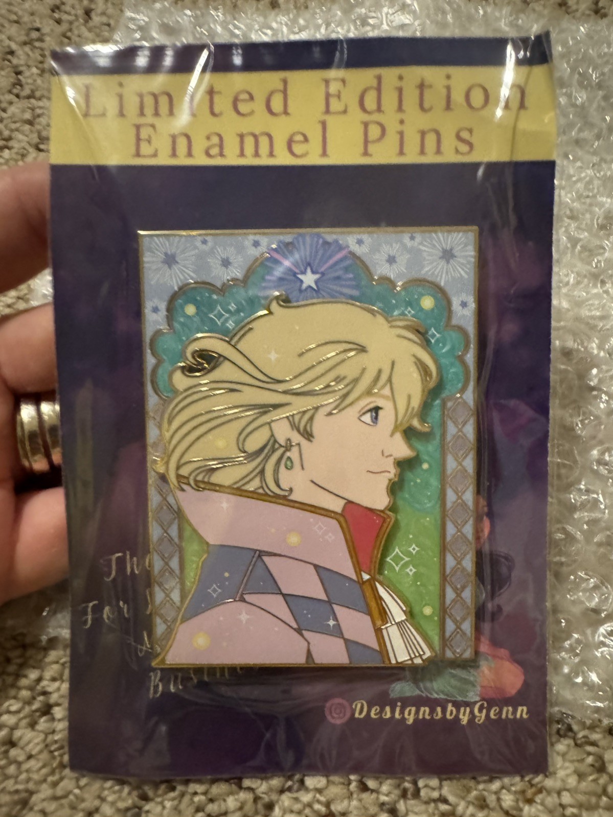 DBG Fantasy Pin Design by Genn Howl Pendragon pin