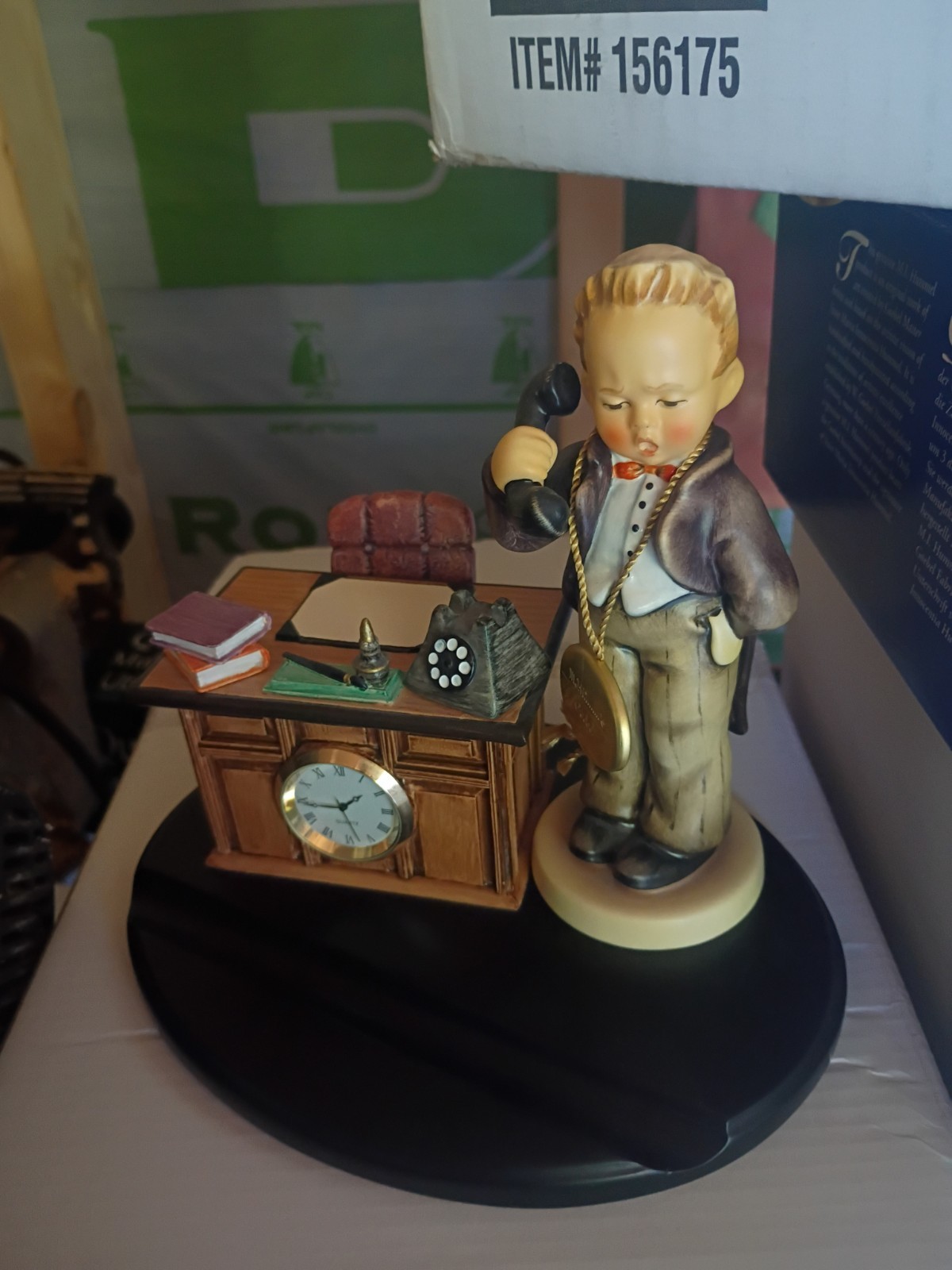 Hummel Figurine Just Business collector set  Hello. First Time Out Of The Box