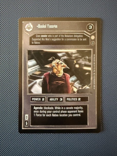 Star Wars CCG Coruscant Commons/Uncommons - Dark Side Singles