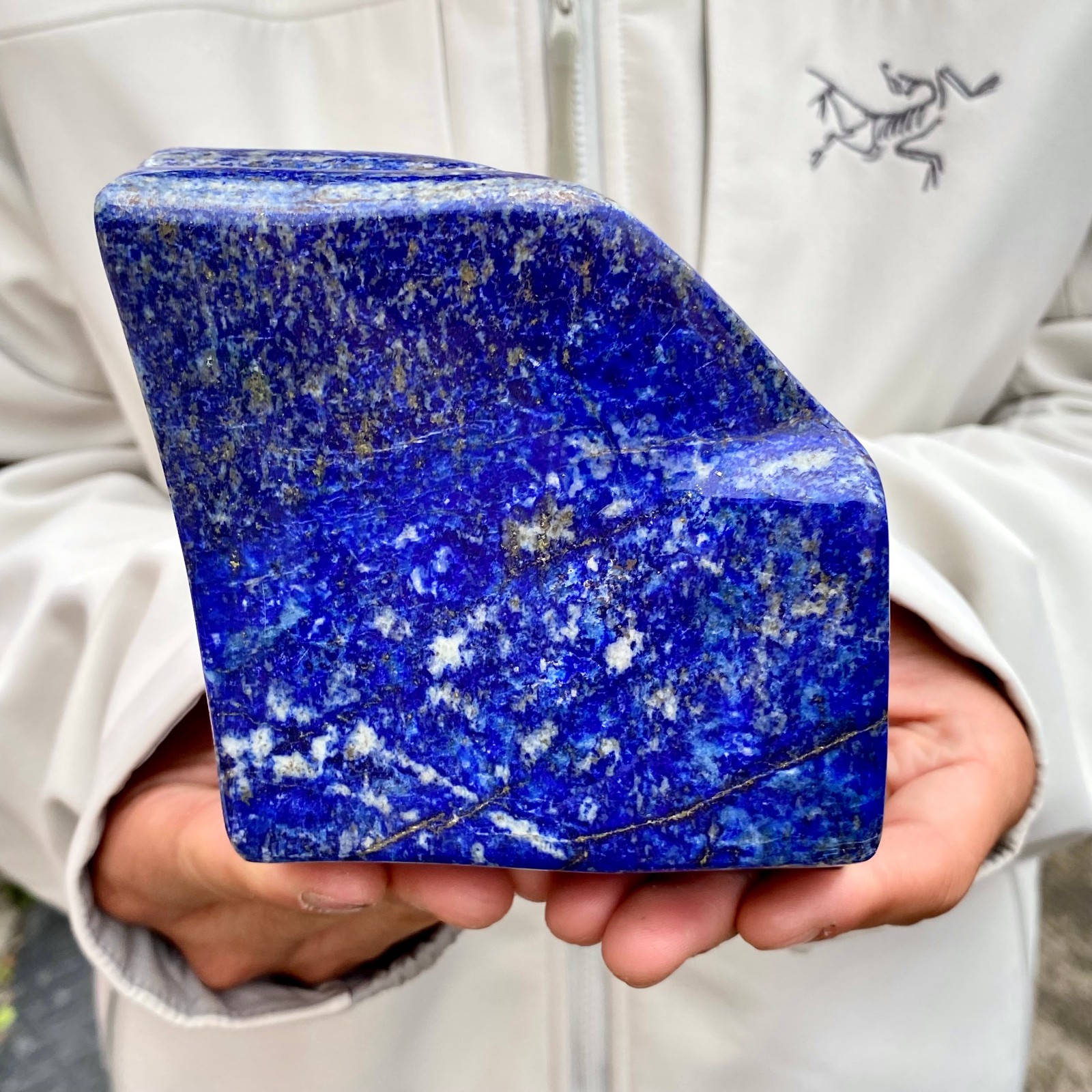 3.61LB Lapis Lazuli Freeform Polished Rough Tumble Healing Crystal Specimen Sto
