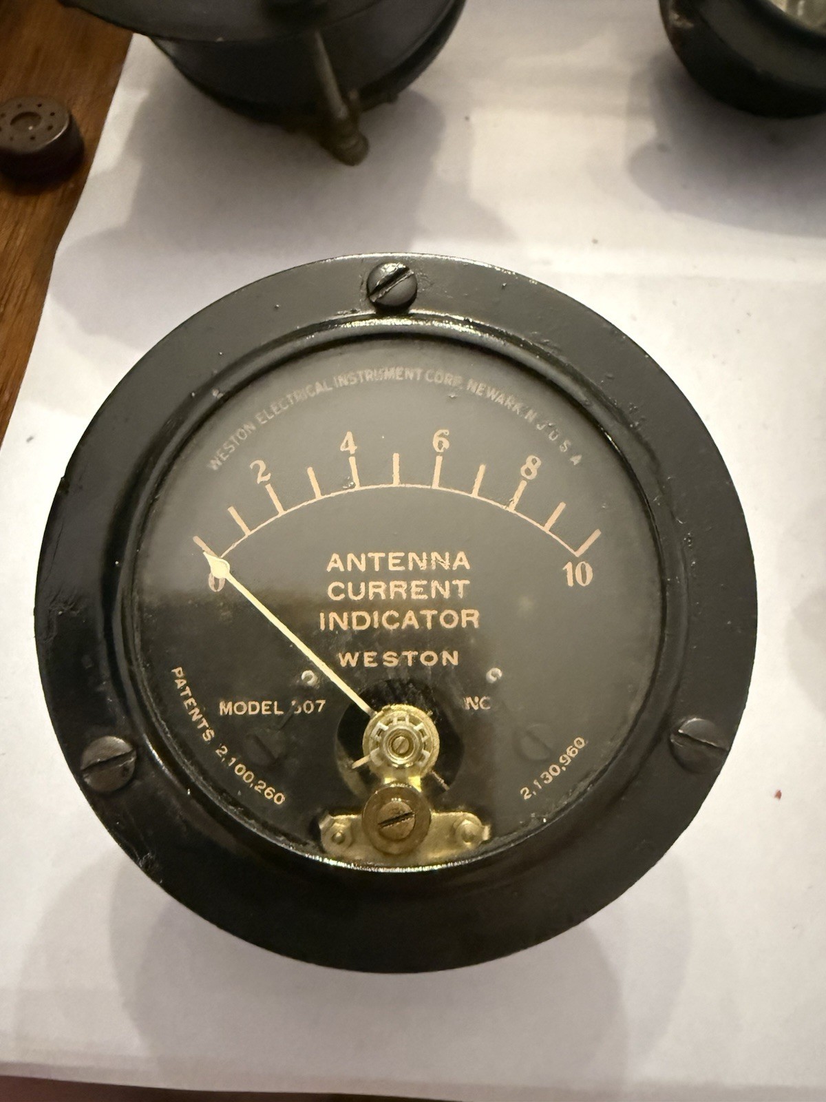 Vintage Weston Antenna Current Meter Model 507