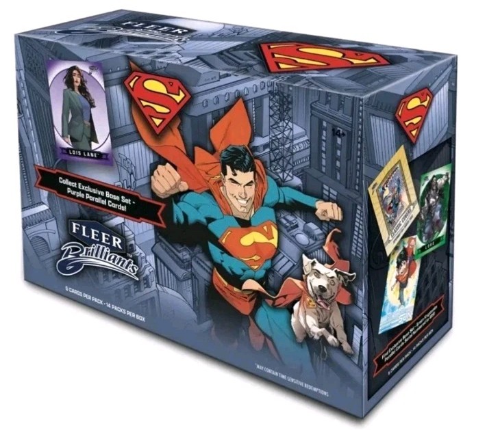 2025 Fleer Brilliants Superman Factory Sealed Mega Box