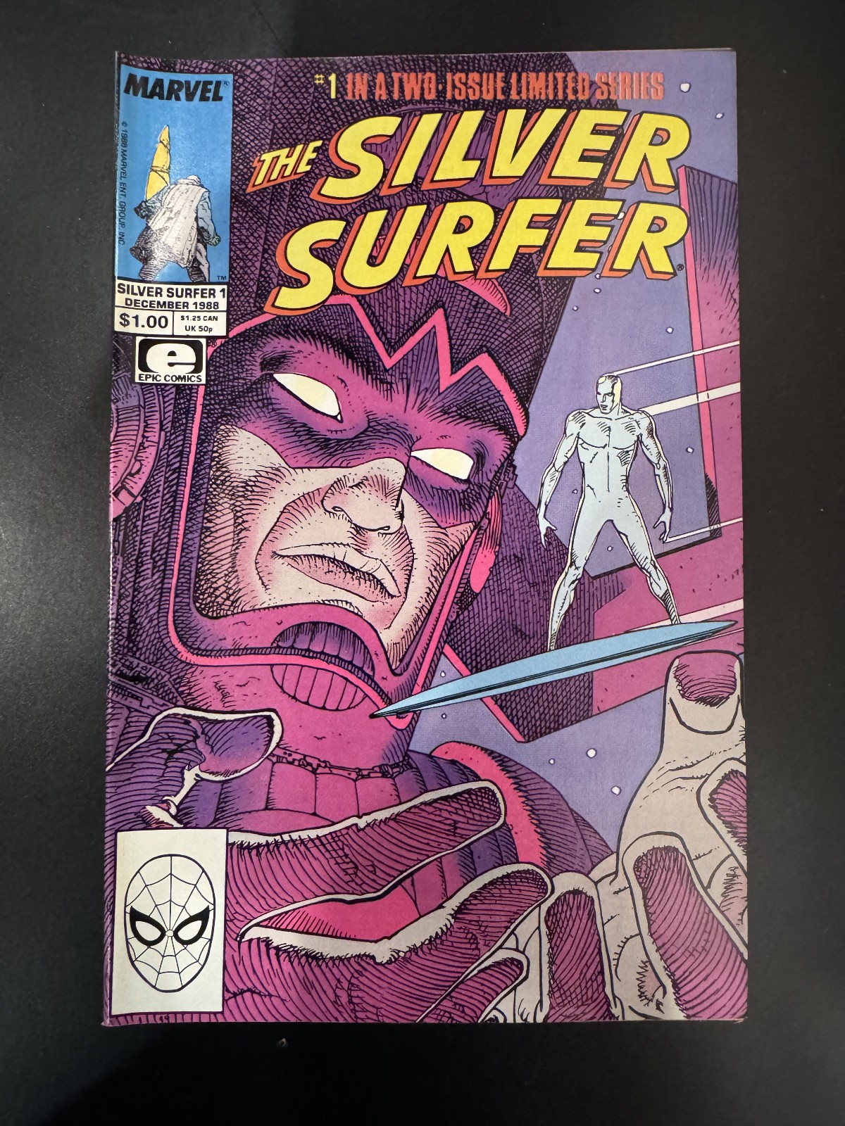 The Silver Surfer #1 (Epic Comics Marvel Comics December 1988) Galactus
