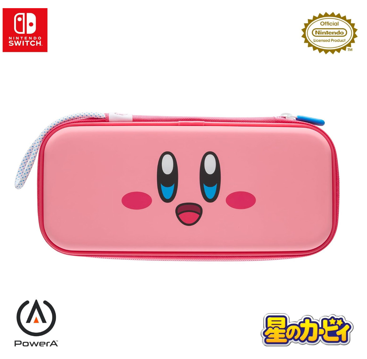 PowerA Nintendo Switch Travel Pro Slim Case Kirby Smiling Officially Licensed Ne