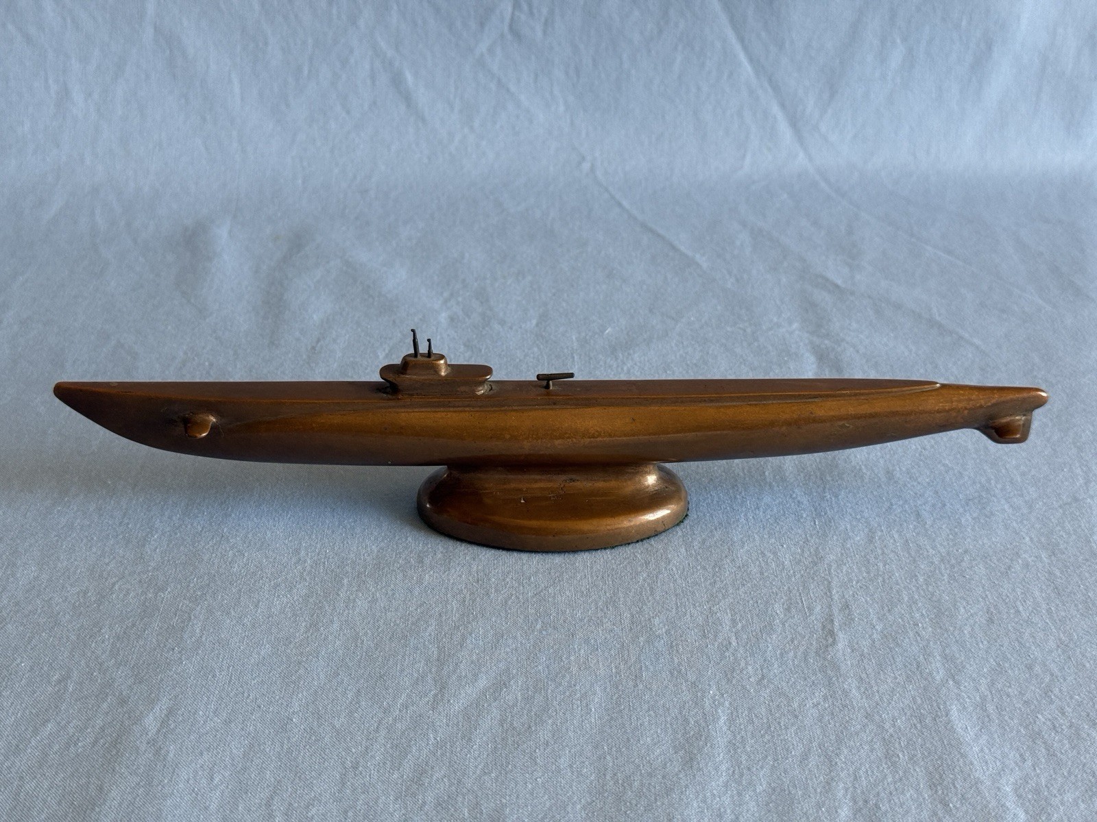 WWII Vintage Solid Bronze Submarine 11