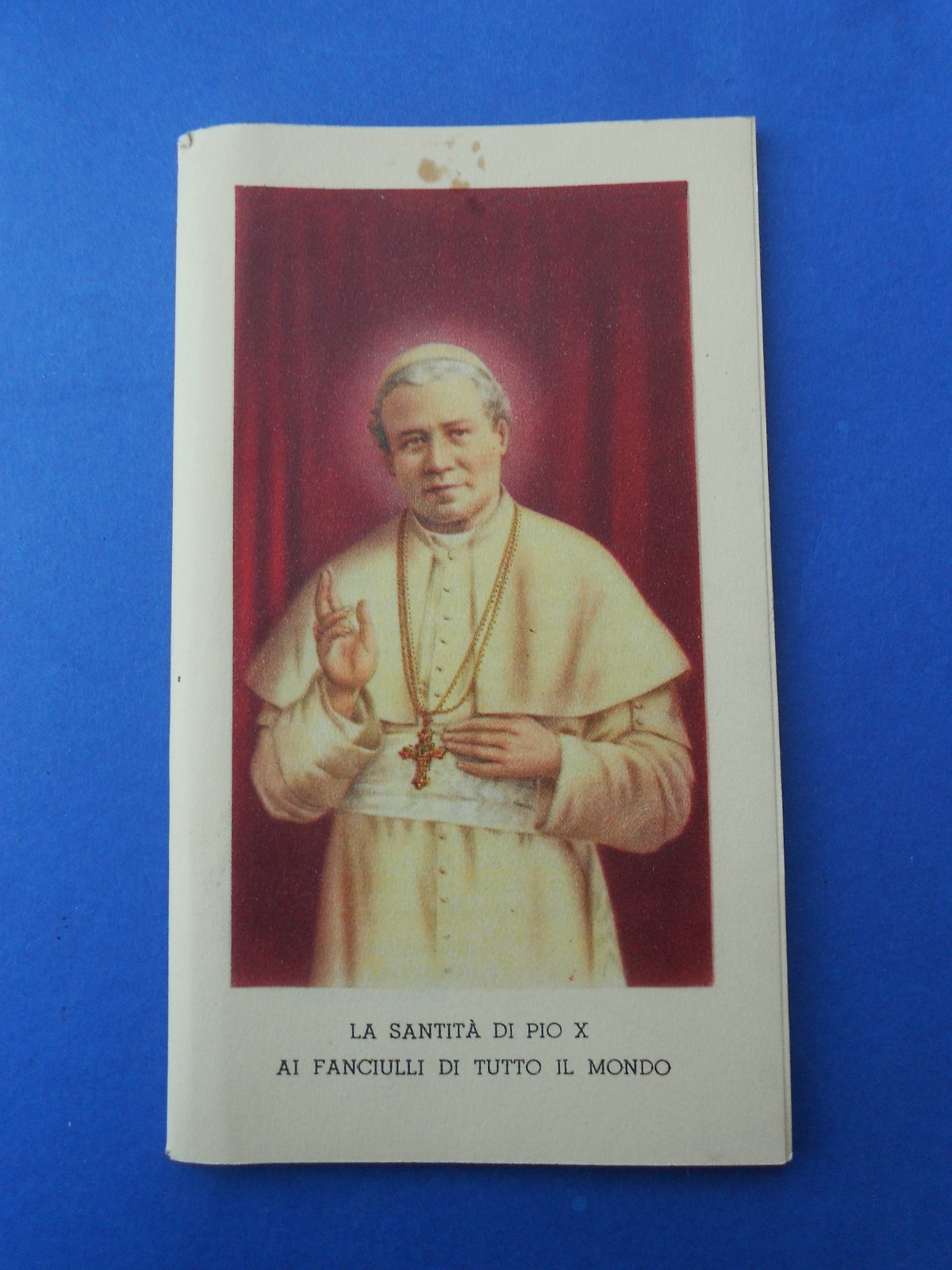 Libretto Santino Papa Pio X Children ill. Zandrino Editrice AR 1951