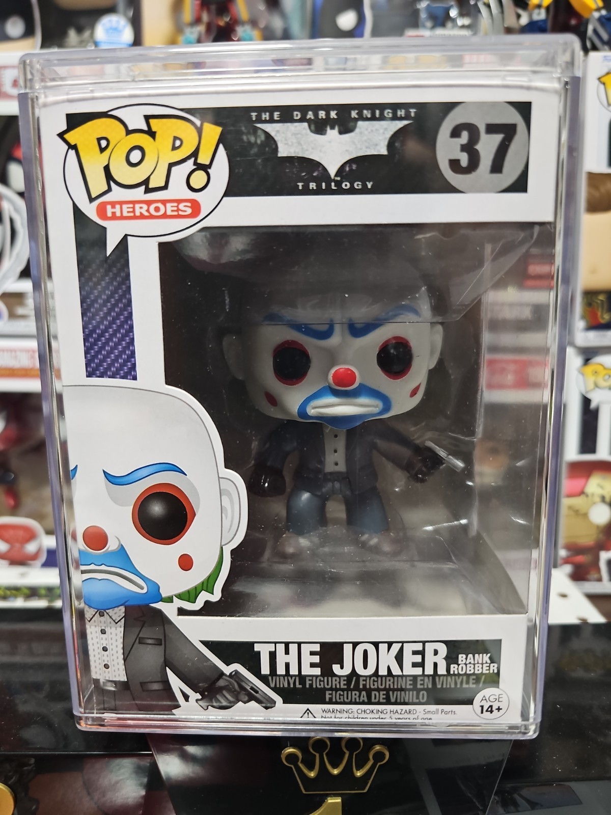 Funko Pop The Dark Knight Trilogy 37 The Joker Bank Robber Vaulted NIB RARE VHTF