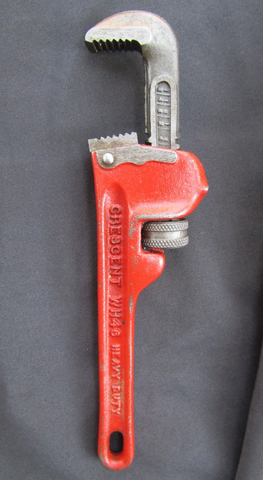 Vintage Crescent Tool Co. WH46 Heavy Duty Adjustable Pipe Wrench Made in USA