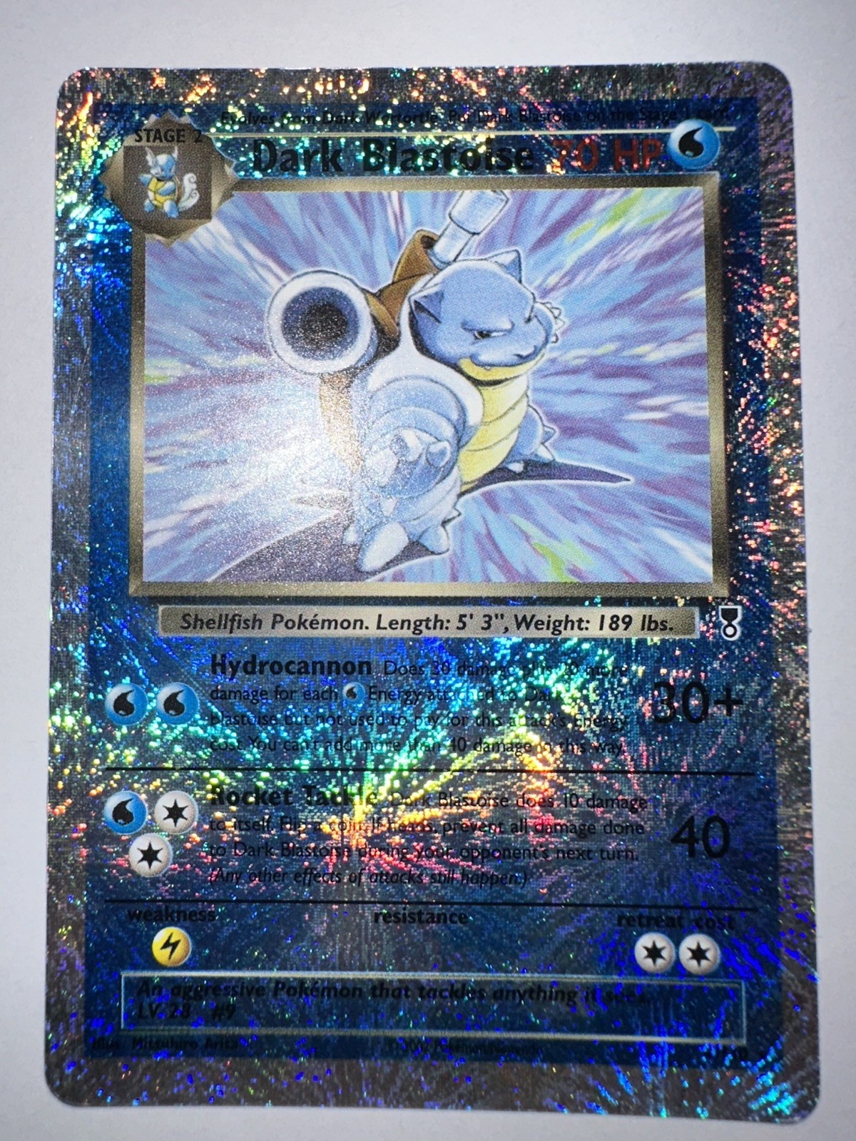 Pokemon TCG Dark Blastoise Reverse Holo Rare Card 4/110 Legendary Collection