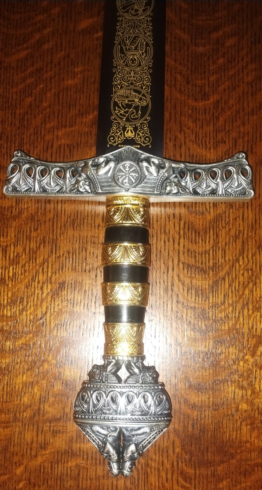 Long Sword Of Barbarossa By Marto Of Toledo Spain, Crusader Sword Replica, 