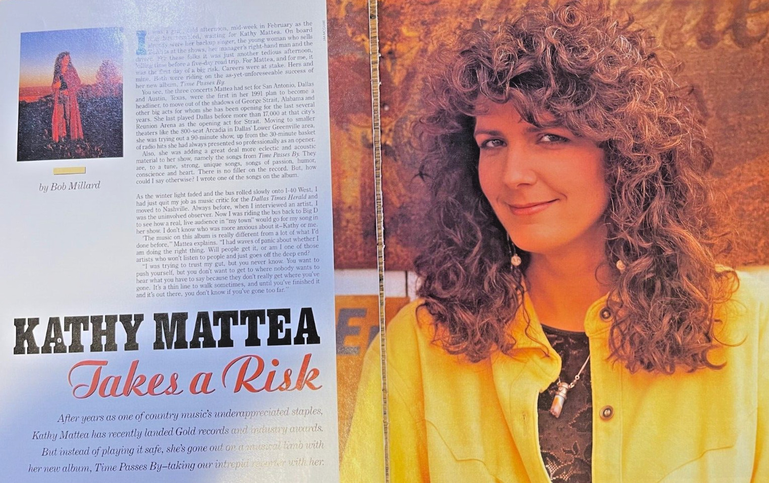 1991 Country Singer Kathy Mattea