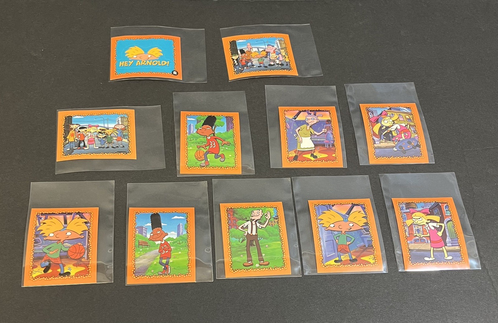 Hey Arnold 2003 Nickelodeon Navarrete Vtg Stickers (Lot of 11) Peru Viacom