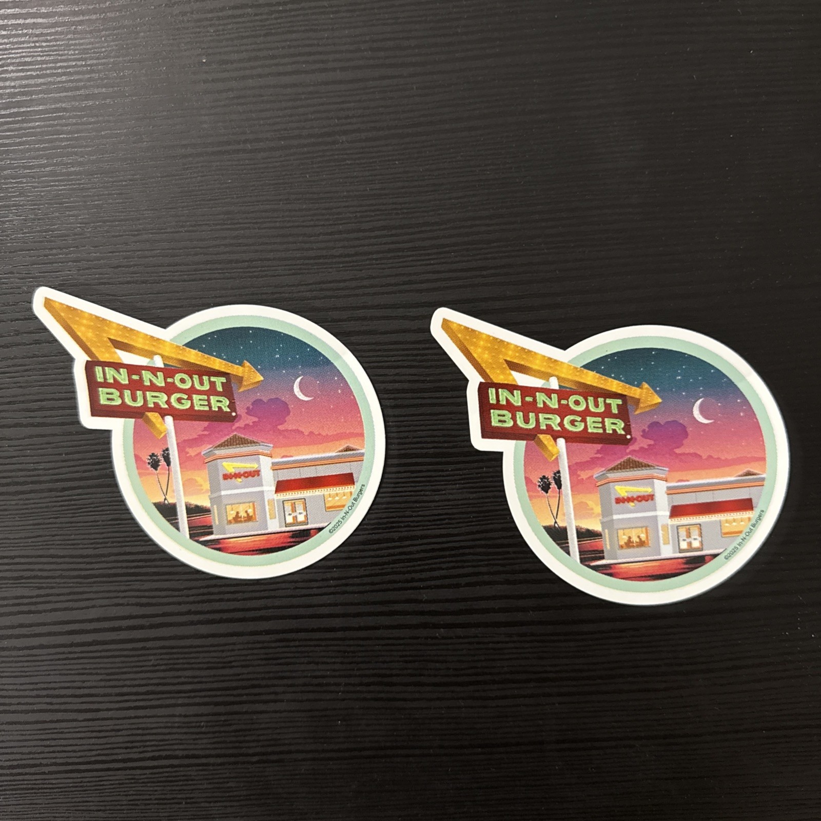 2x  In N Out Burger So Cal Bumper Sticker Skateboard Decal NEW  2025 🍔🍔 
