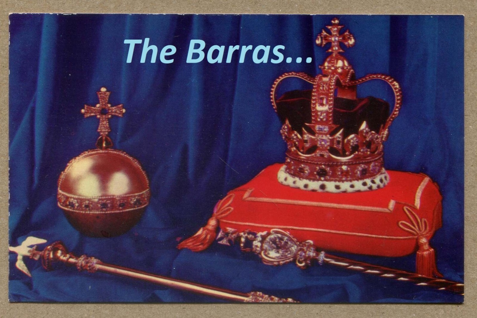 CORONATION REGALIA Britain's Royal heirlooms. Vintage POSTCARD
