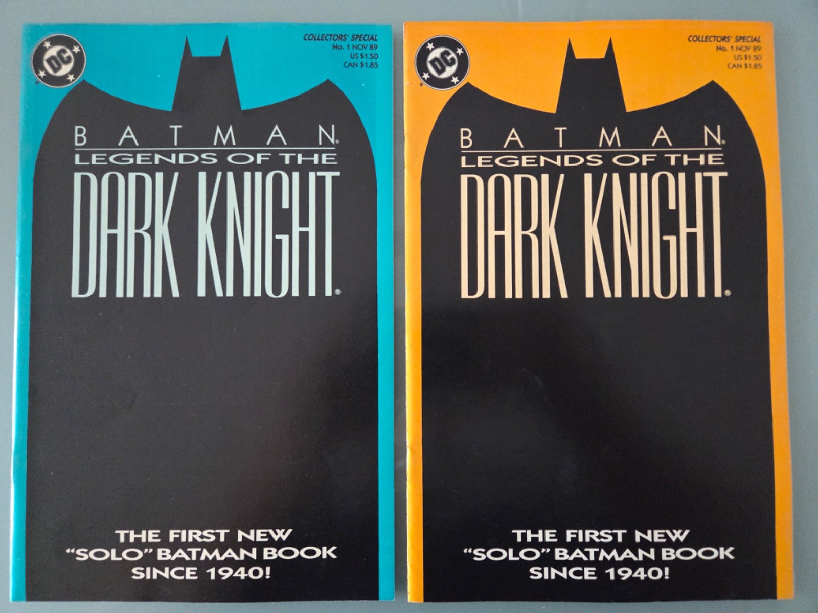 BATMAN LEGENDS OF THE DARK KNIGHT #1 (1989) COLLECTORS SPECIAL SET OF 4 VARIANTS
