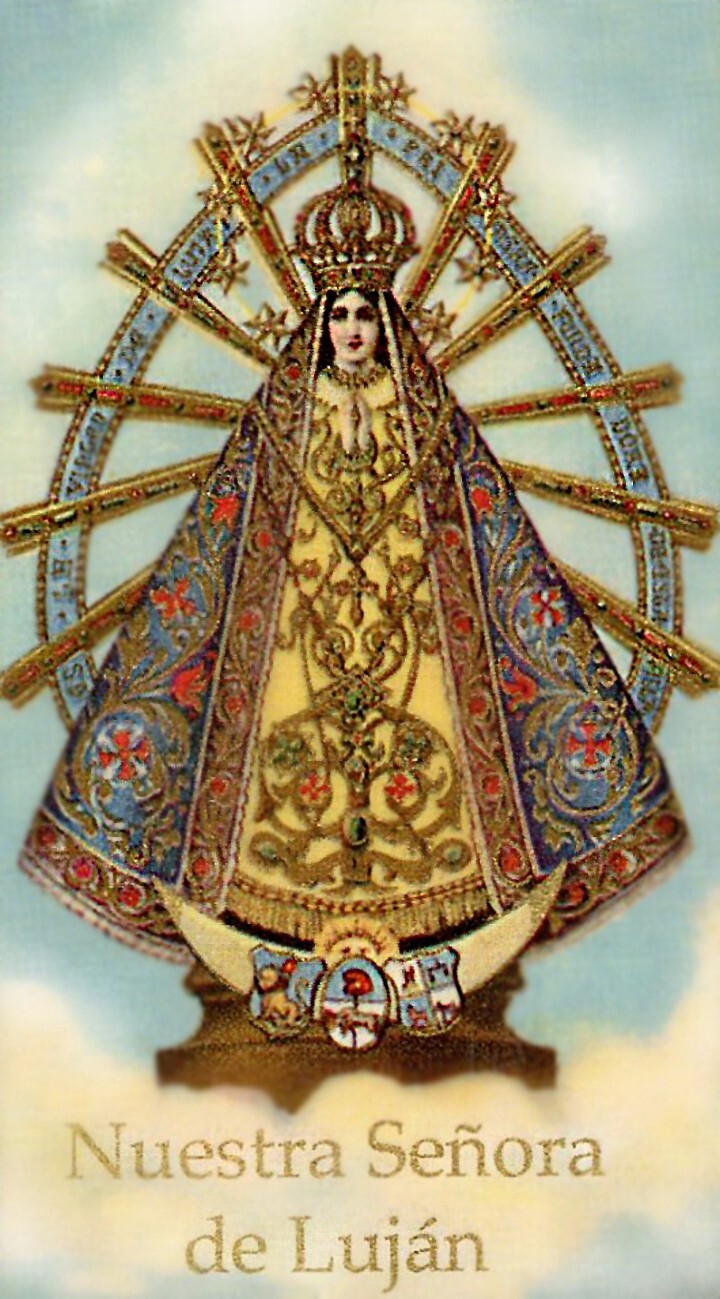 Oracion a Nuestra Senora de Lujan A - Laminated Holy 25 CARDS