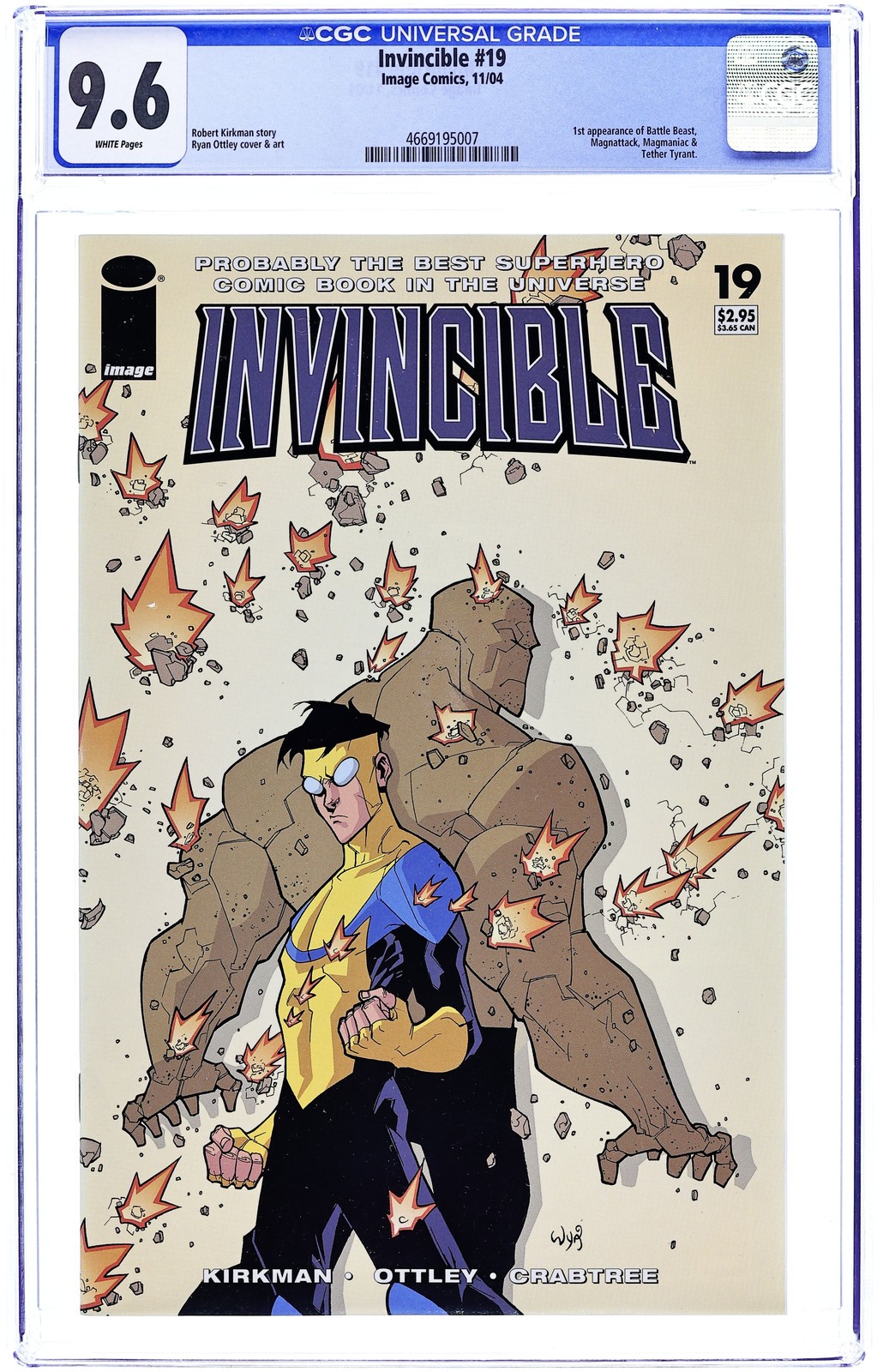 Invincible #19 CGC 9.6 2004 4669195007