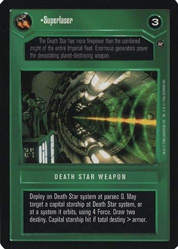 Superlaser - FOIL - Reflections - Star Wars CCG