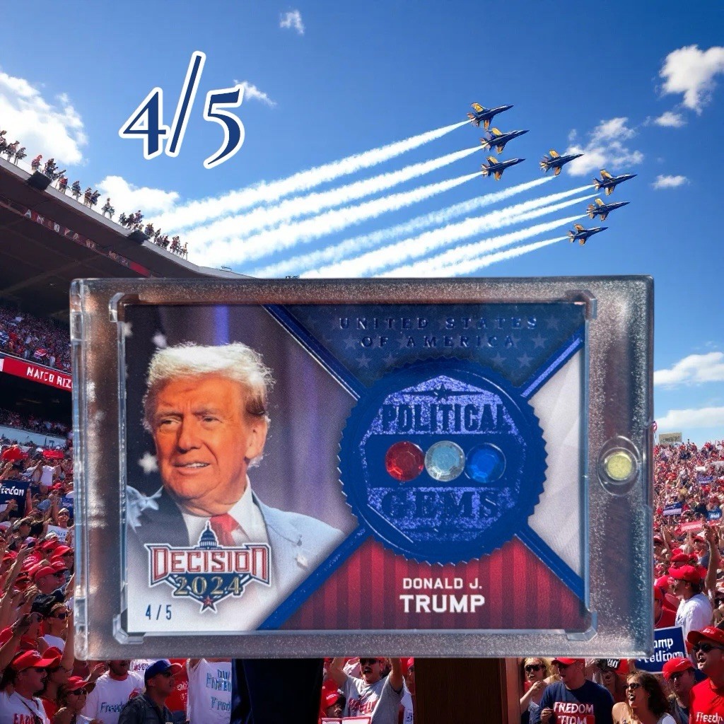 DECISION 2024 DONALD TRUMP 4/5 POLITICAL GEMS POTUS 45 WOW 🇺🇸