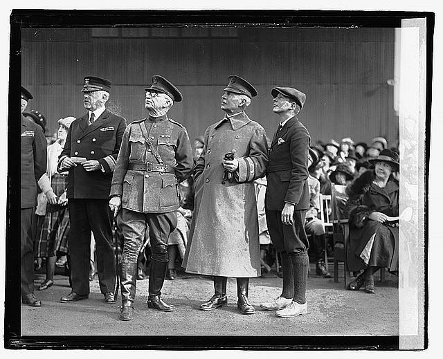 Photo:Bolling Field Washington DC 1922 Air Circus Military Officers Crowds