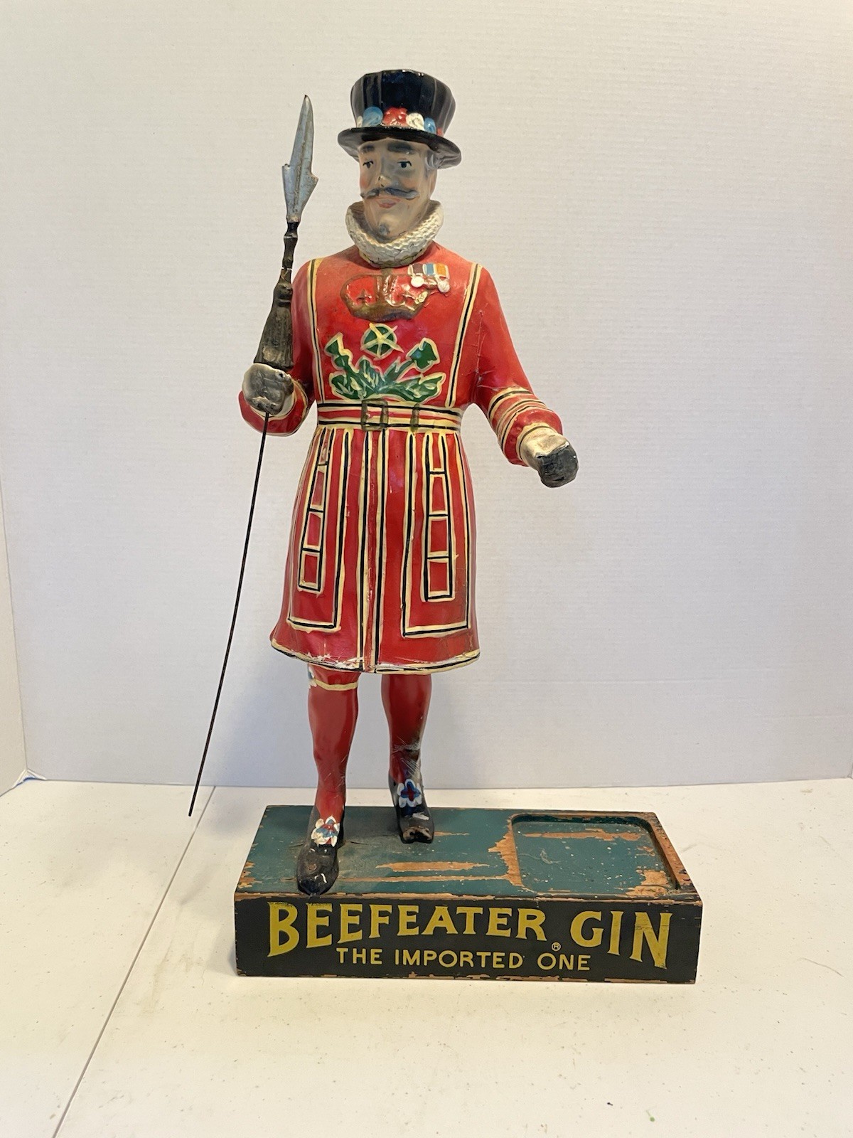 Rare Vintage Original Beefeater Gin Bar Display