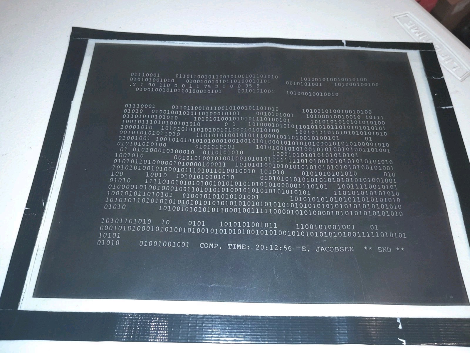 GREAT MOVIE RIDE ALIEN NOSTROMO COMPUTER SCREEN PROP DISNEY MGM STUDIOS EVENT