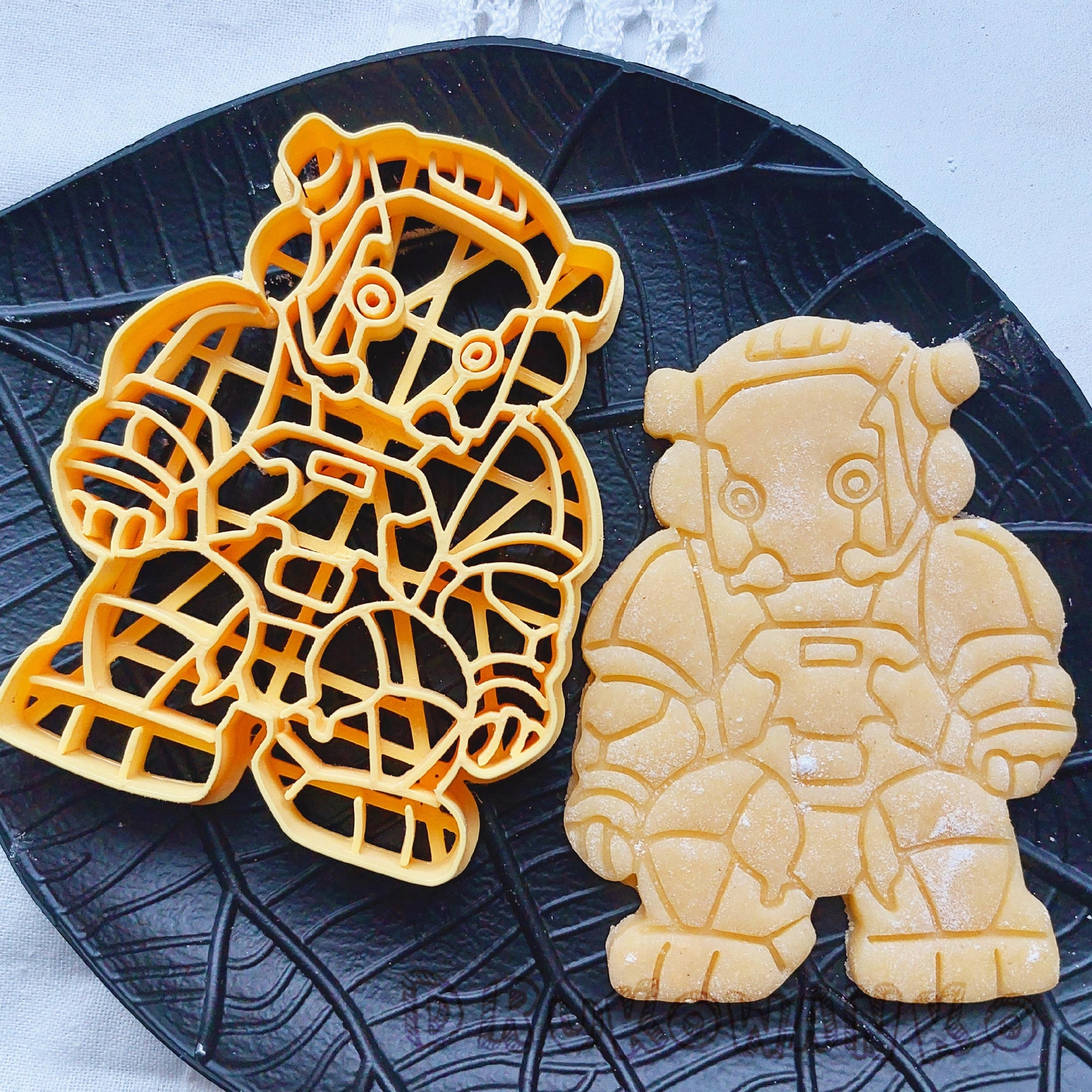 Robot Robotman Space Suit Robotic Mech Warrior Cybernetic Cyber Cookie Cutter