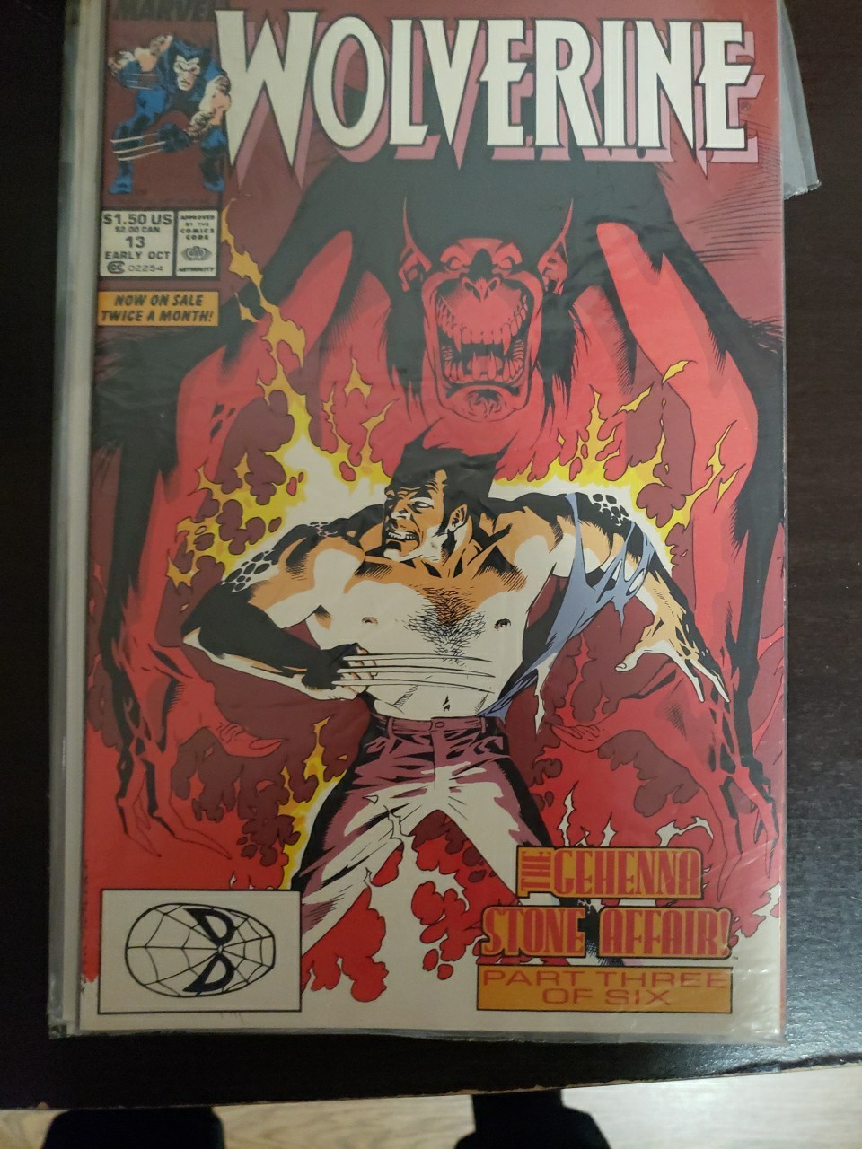 Wolverine #13 (Marvel Comics Early October 1989)