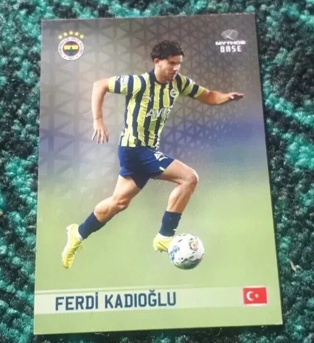 Ferdi Kadioglu Fenerbahçe 2022 BrightonFirst Card Rookie Rare Football Kadıoğlu
