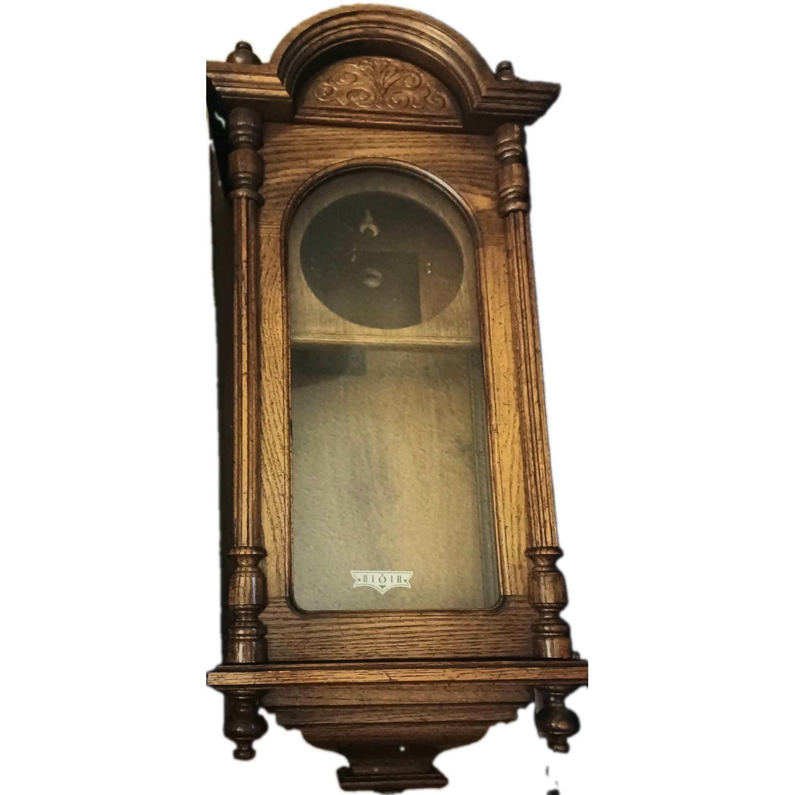 VINTAGE-Howard Miller Lancaster Westminster Wall Clock 612-462 Case Parts/Repair