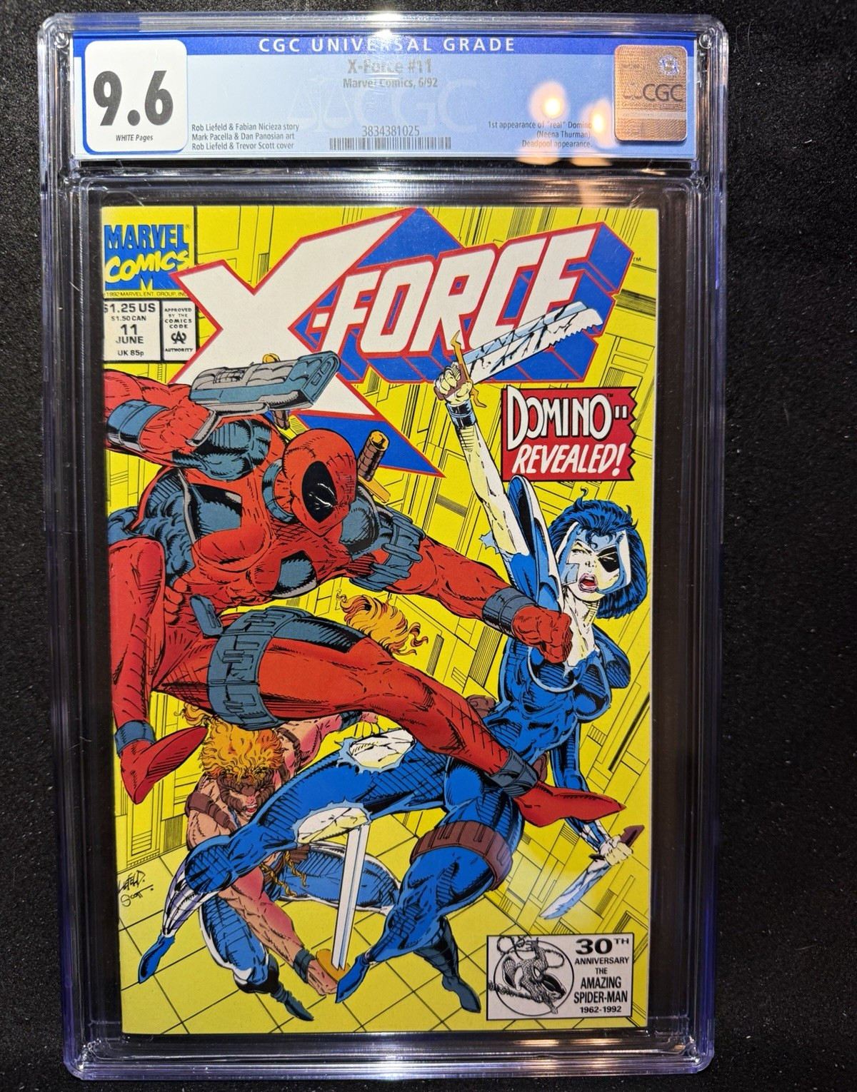 Marvel Comics X-Force #11 (1992) Domino 1st App CGC 9.6 3834381025
