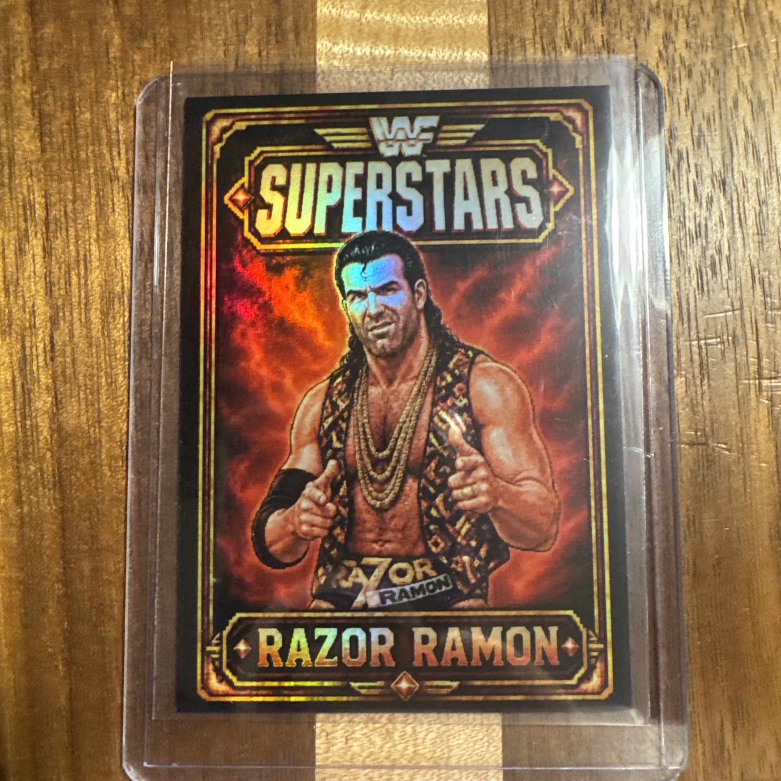 Wwf  WWE Wcw Superstars Razor Ramon   Parody RARE /99