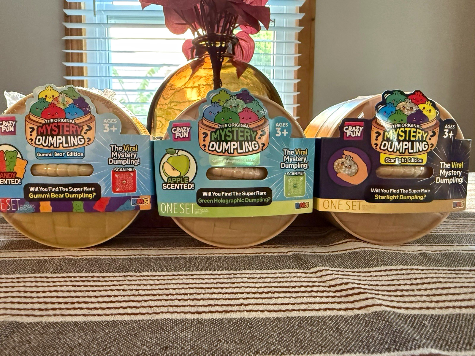 Crazy Fun Original Mystery Dumpling Blind Pack Unopened 3 different editions.