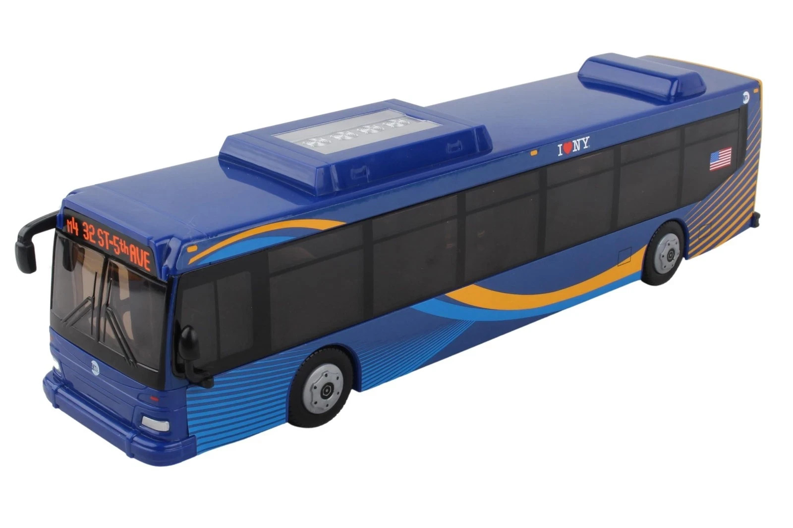 Daron MTA Bus – 11-Inch Single in New Blue Livery – Officially Licensed...
