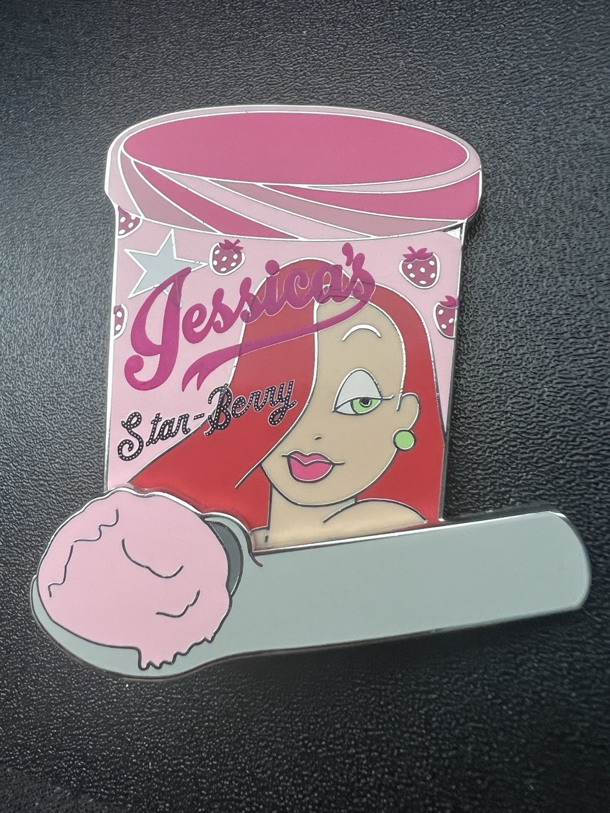 Disney DSF DSSH Ice Cream Carton Collection Jessica Rabbit Star-Berry LE 300 Pin
