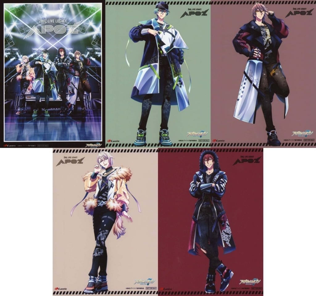 IDOLiSH7 ZOOL 2L Bromide 5pc Set Rakuten Bonus Japan