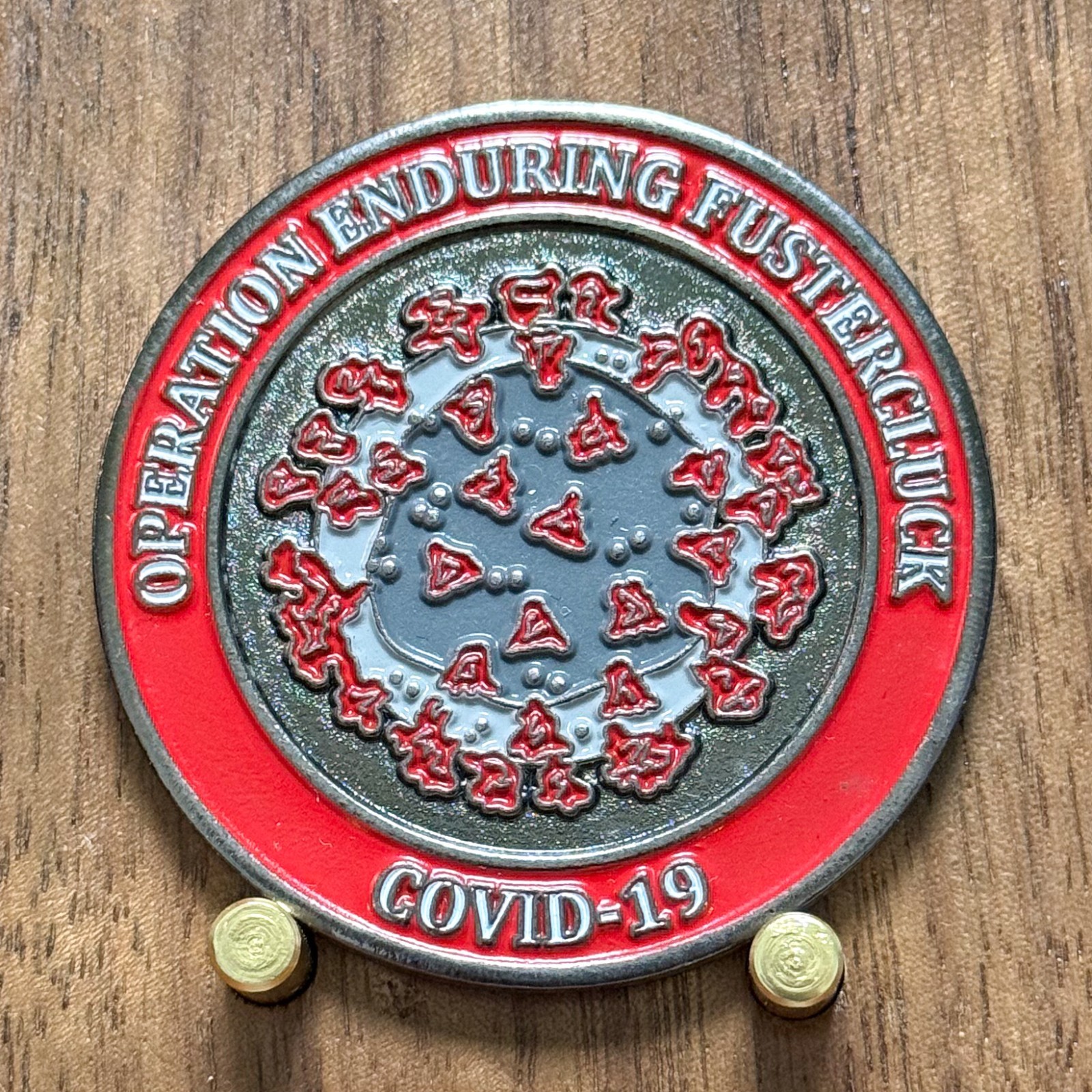 COVID-19 2020 Task Force Challenge Coin  W#4