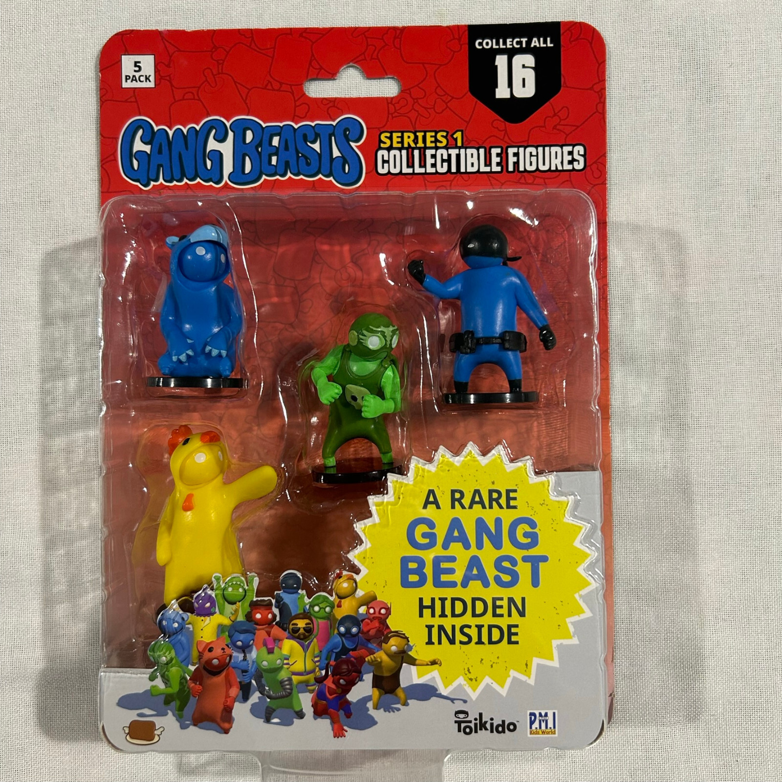 Gang Beasts Series 1 Collectible Figures 5 Pack Brand New